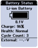 ICOM IC-A25CE Batterie intelligente